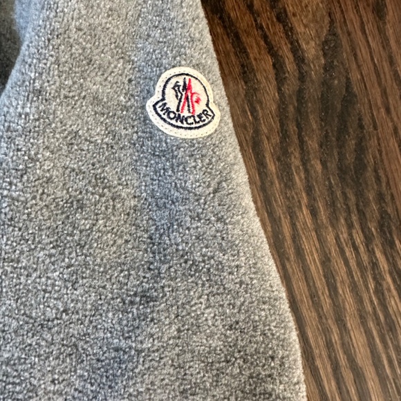 MONCLER MAGLIA CARDIGAN SWEATSHIRT GREY - Picture 5 of 5